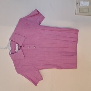 Mango nwt xs pink ahort sleeve sweater